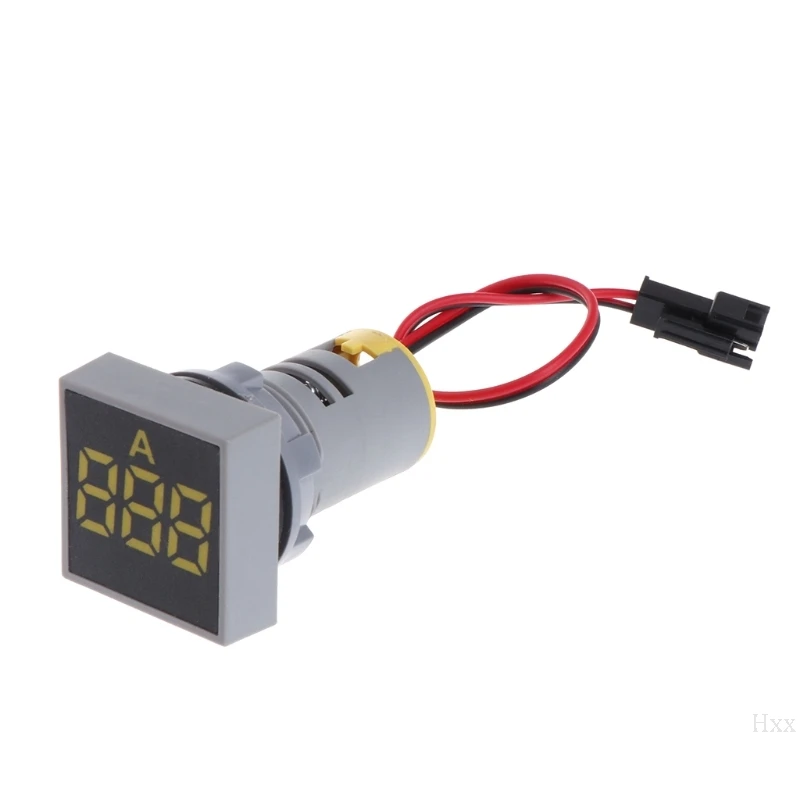 22MM 1-100A Digital Ammeter Current Meter Indicator Led Lamp Square Signal Light 
22MM 1-100A Digital Ammeter Current Meter Indicator Led Lamp Square Signal Light