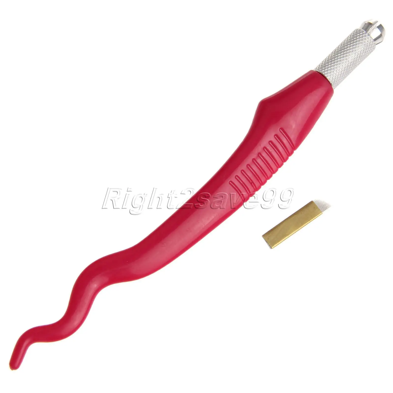 Manual Tattoo Pen Aluminium Alloy Plastic Snape shape Red Permanent Makeup Eyebrow + 5PCS 14Pin Blade golden Needles Microblad
Manual Tattoo Pen Aluminium Alloy Plastic Snape shape Red Permanent Makeup Eyebrow + 5PCS 14Pin Blade golden Needles Microblad