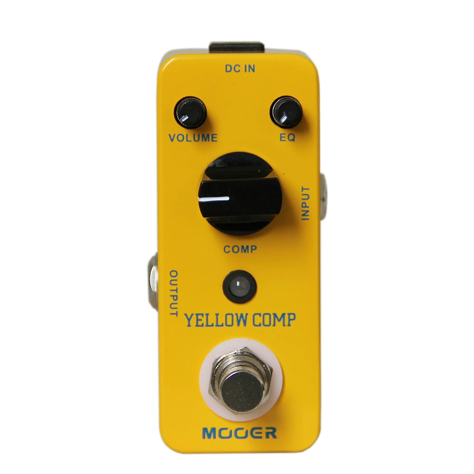 MOOER YELLOW COMP/Classic optical compressing sound with smooth attack and decay,further more
MOOER YELLOW COMP/Classic optical compressing sound with smooth attack and decay,further more