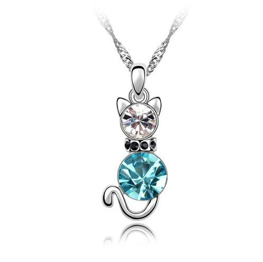 2022 gold-color Rhinestone Crystal Cute Lovely Cat Necklaces & Pendants Fashion Jewelry for women
2022 gold-color Rhinestone Crystal Cute Lovely Cat Necklaces & Pendants Fashion Jewelry for women