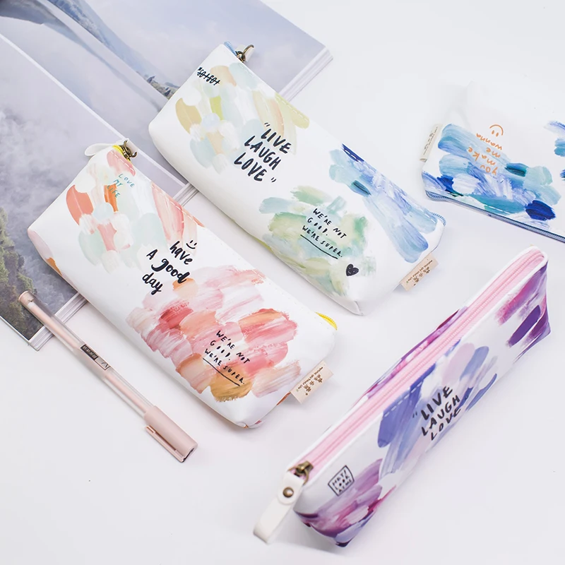 1pc Zipper Pencil Case for Girls Large Capacity Novelty Pen Bag Papeleria Kids Gift Pencil Bag Cosmetic Brushes Storage Bag
1pc Zipper Pencil Case for Girls Large Capacity Novelty Pen Bag Papeleria Kids Gift Pencil Bag Cosmetic Brushes Storage Bag