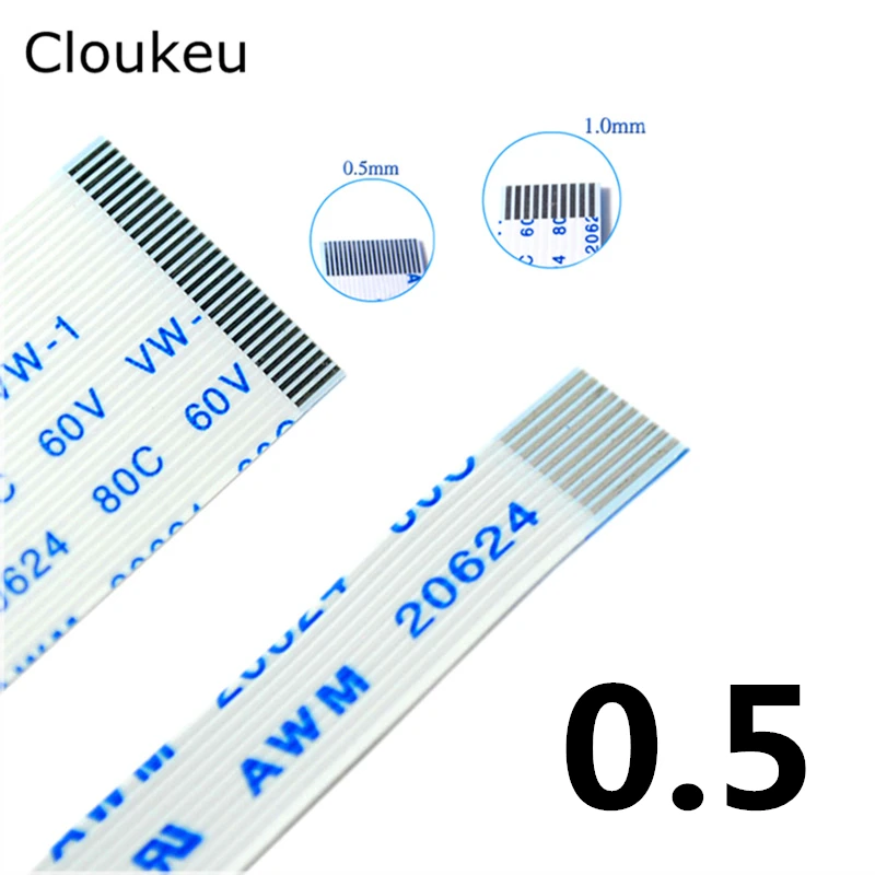 10Pcs FPC Flexible Flat Cable FFC 0.5MM 150MM A B type interface 26P 28P 30P 32P 34P 36P 40P 45P 50P 54P 60P 15cm
10Pcs FPC Flexible Flat Cable FFC 0.5MM 150MM A B type interface 26P 28P 30P 32P 34P 36P 40P 45P 50P 54P 60P 15cm