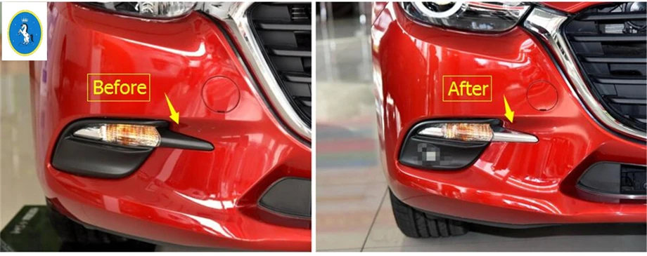 Yimaautotrims Auto Accessory Front Fog Lamp Eyelid Eyebrow Turn Signal Lights Cover Trim For Mazda 3 Sedan Hatchback 2017 2018
Yimaautotrims Auto Accessory Front Fog Lamp Eyelid Eyebrow Turn Signal Lights Cover Trim For Mazda 3 Sedan Hatchback 2017 2018