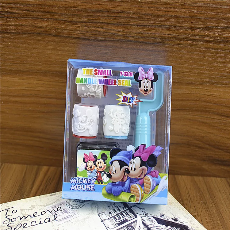 Cartoon Mickey Mouse Self Roller Stamper Art Children Party Favor Painting Template DIY Supplies Party Disposable Items
Cartoon Mickey Mouse Self Roller Stamper Art Children Party Favor Painting Template DIY Supplies Party Disposable Items