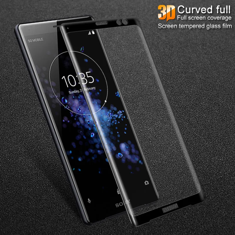 Полноэкранное стекло для Sony Xperia XZ3 Imak 3D изогнутое закаленное Защита экрана