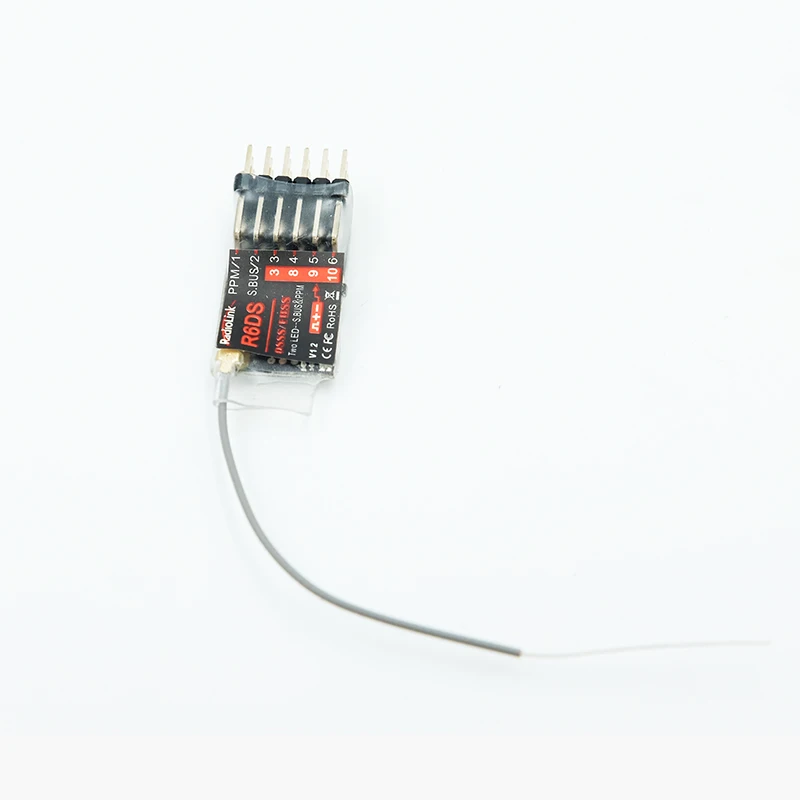 RadioLink R6DS 2.4G 6CH DSSS & FHSS RC Receiver for RadioLink AT9 AT9S AT10 Transmitter Support SBUS PPM PWM
RadioLink R6DS 2.4G 6CH DSSS & FHSS RC Receiver for RadioLink AT9 AT9S AT10 Transmitter Support SBUS PPM PWM