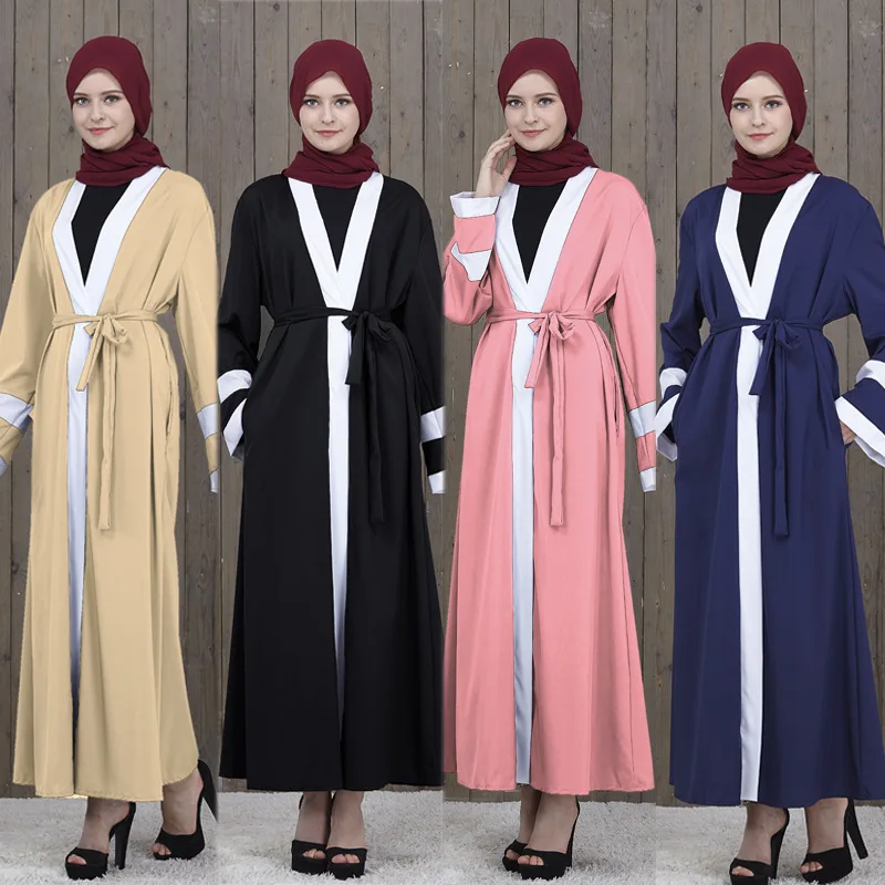 Повседневное мусульманское платье Abaya в полоску, длинное хиджаб, кимоно Рамадан, служба поклонения Ближнему Востоку, Исламская одежда
Повседневное мусульманское платье Abaya в полоску, длинное хиджаб, кимоно Рамадан, служба поклонения Ближнему Востоку, Исламская одежда
