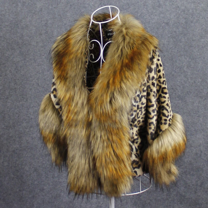 2018 winter women coats imitation fox Leopard print faux fur jackets ladies short sleeve faux mink fur collar female for woman
2018 winter women coats imitation fox Leopard print faux fur jackets ladies short sleeve faux mink fur collar female for woman