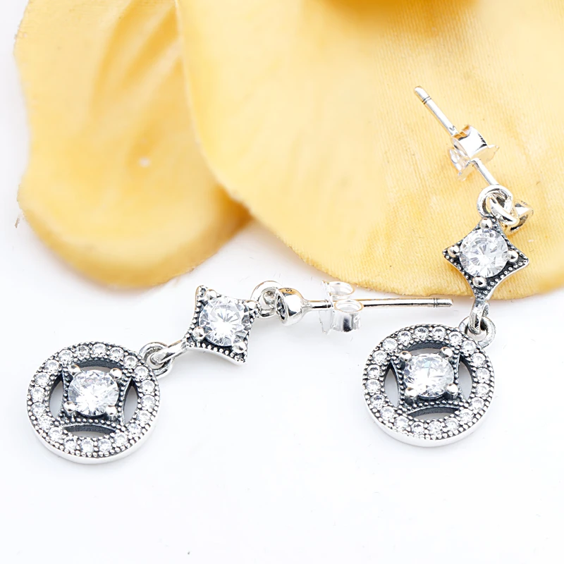 Vintage bohemian Delicate 100% 925 Sterling Silver Alluring Earrings With Clear CZ For Women Fine Jewelry Gift
Vintage bohemian Delicate 100% 925 Sterling Silver Alluring Earrings With Clear CZ For Women Fine Jewelry Gift