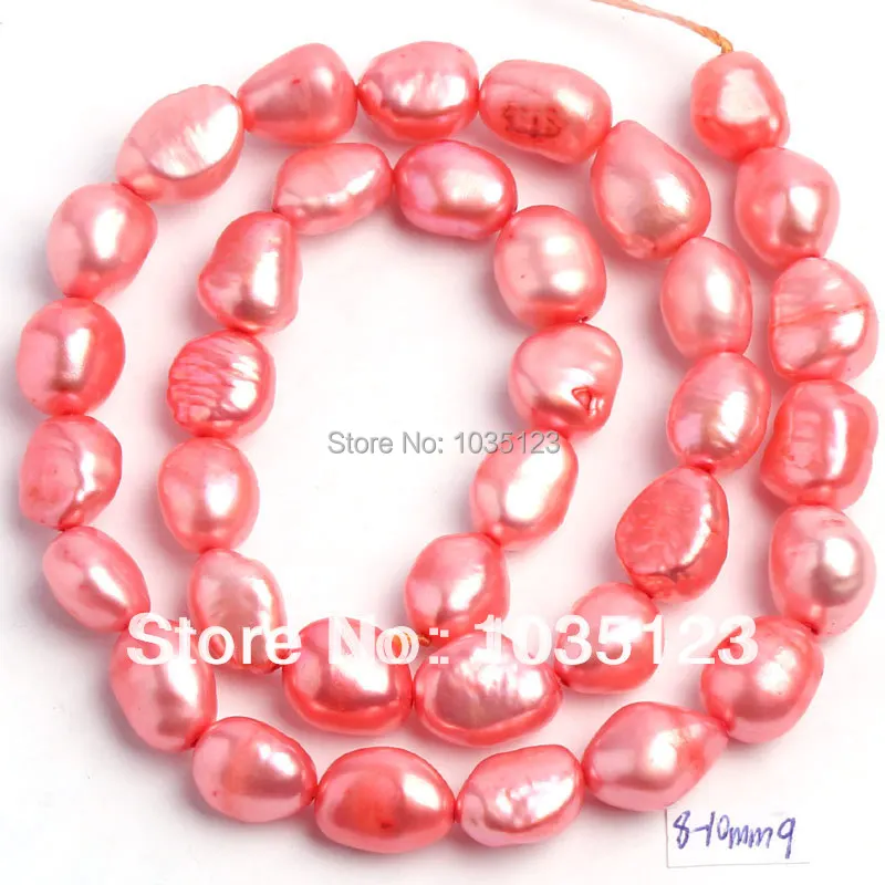 High Quality 8-9mm Light Red Natural Freshwater Cultured Pearl Freeform Shape Loose Beads Strand 35cm W189
High Quality 8-9mm Light Red Natural Freshwater Cultured Pearl Freeform Shape Loose Beads Strand 35cm W189