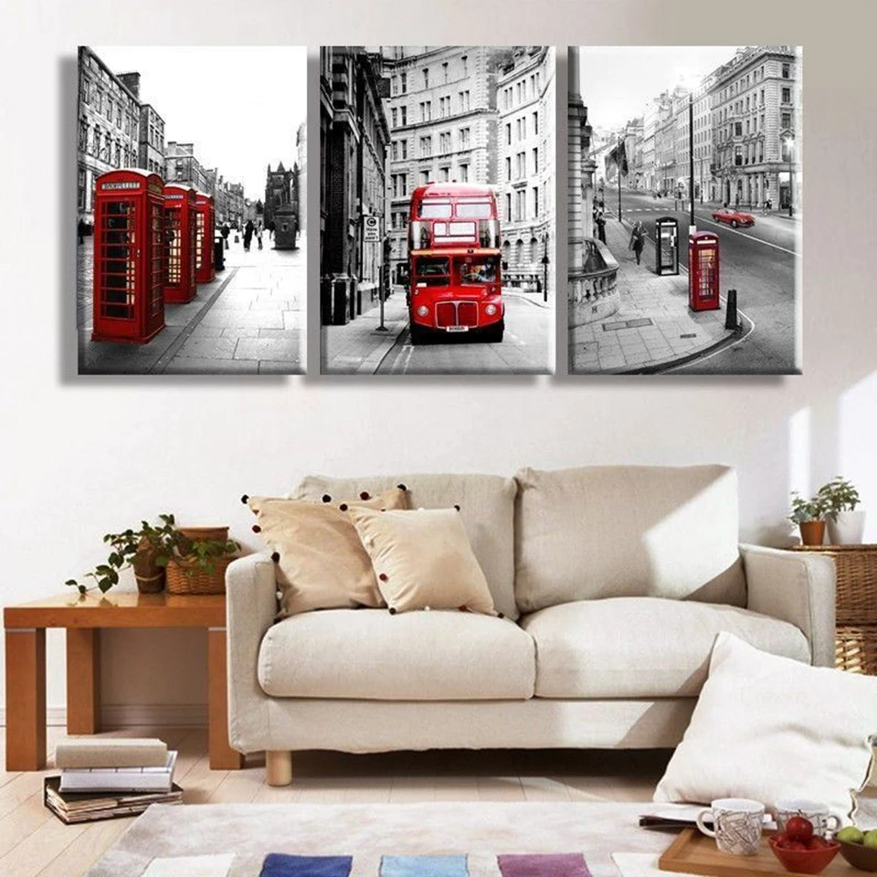 Wall Art Pictures HD Printed Living Room 3 Panel Foreign City Street View Modern Painting On Canvas Home Decor Posters Frame
Wall Art Pictures HD Printed Living Room 3 Panel Foreign City Street View Modern Painting On Canvas Home Decor Posters Frame