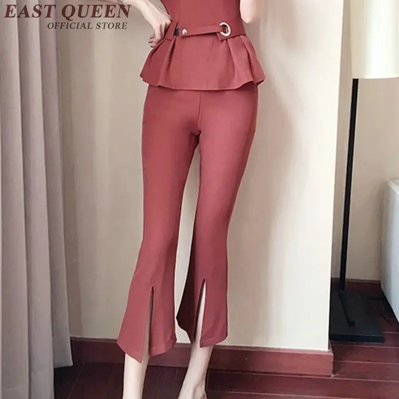2019 summer pantsuit women peplum two piece set top and pants solid color elegant pant suits women two piece set NN0676 YQ
2019 summer pantsuit women peplum two piece set top and pants solid color elegant pant suits women two piece set NN0676 YQ
