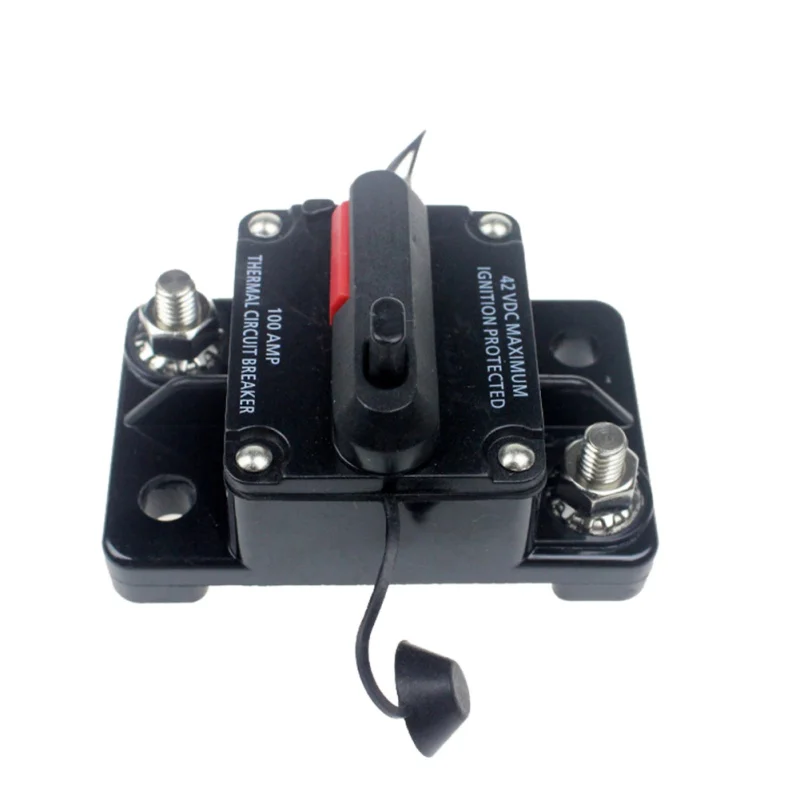 12V-42V DC Car Audio Amplifier Circuit Breaker Fuse Holder Style Stereo Audio Fuses 
12V-42V DC Car Audio Amplifier Circuit Breaker Fuse Holder Style Stereo Audio Fuses