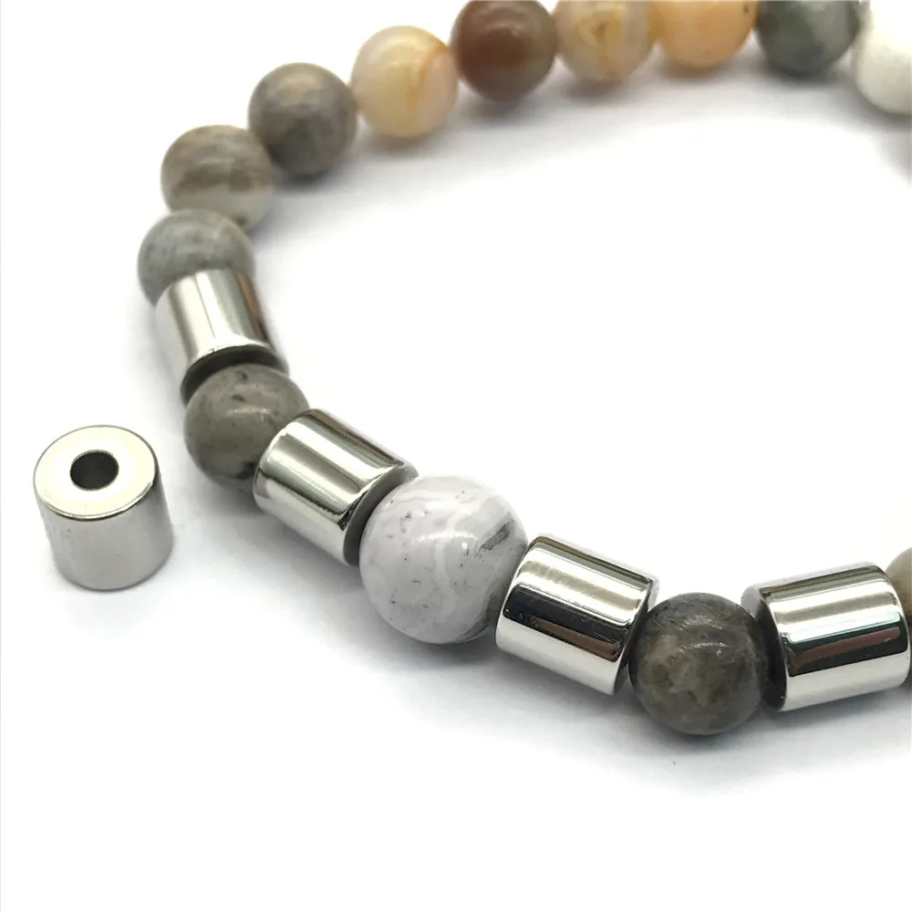 316L Stainless Steel Cylinder Beads 3mm Hole Spacer Beads Charms Fit String Bracelets DIY Jewelry Making Accessories
316L Stainless Steel Cylinder Beads 3mm Hole Spacer Beads Charms Fit String Bracelets DIY Jewelry Making Accessories