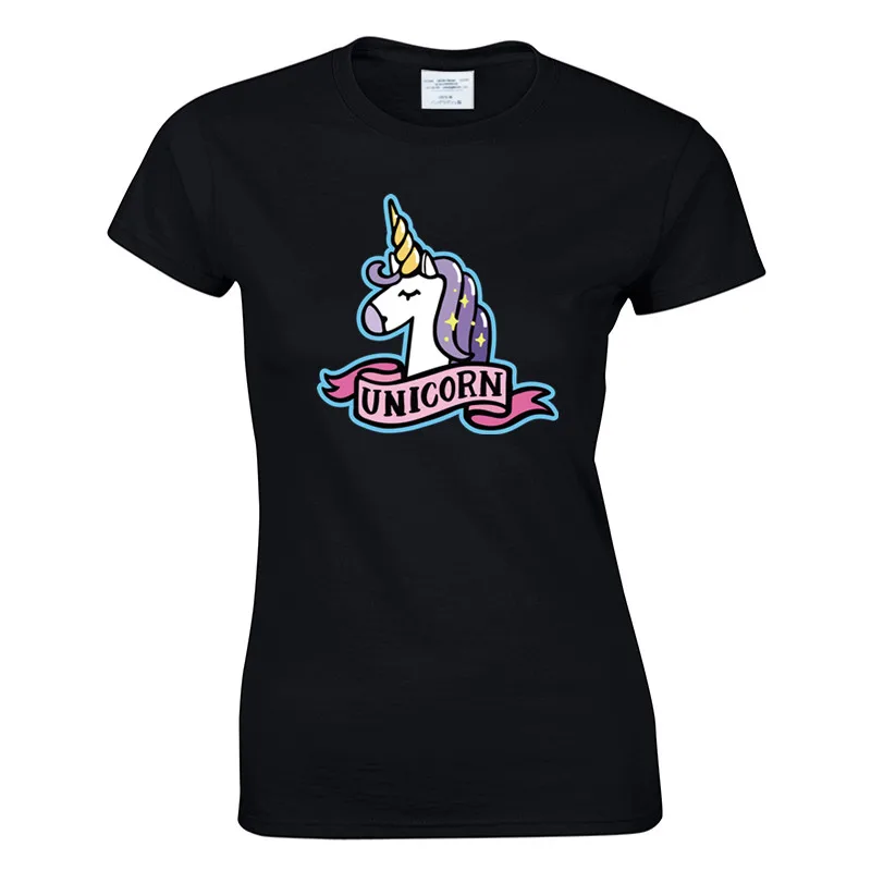 Women's Chic Unicorn T Shirt Summer Cute Cartoon Print Women's Tops Casual Short Sleeve Soft T Shirts Women Female Tees
Women's Chic Unicorn T Shirt Summer Cute Cartoon Print Women's Tops Casual Short Sleeve Soft T Shirts Women Female Tees
