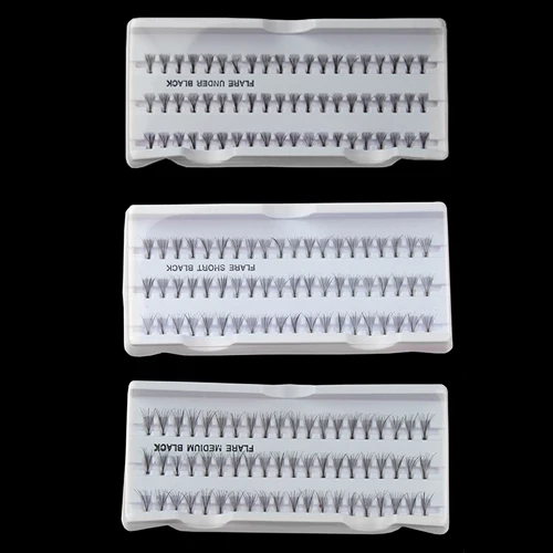 8/10/12 mm 60 Pcs Fashion False Eyelash Handmade Black Individual Makeup Cluster Eye Lashes Extension Tray Make Up Tools
8/10/12 mm 60 Pcs Fashion False Eyelash Handmade Black Individual Makeup Cluster Eye Lashes Extension Tray Make Up Tools