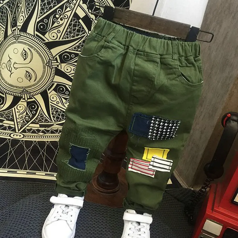 Baby Boys Pants Casual Sport Army Green Pants Children Fashion Pathwork Long Trousers Baby Boys Cargo Trousers Kids Pants 2-7Y
Baby Boys Pants Casual Sport Army Green Pants Children Fashion Pathwork Long Trousers Baby Boys Cargo Trousers Kids Pants 2-7Y