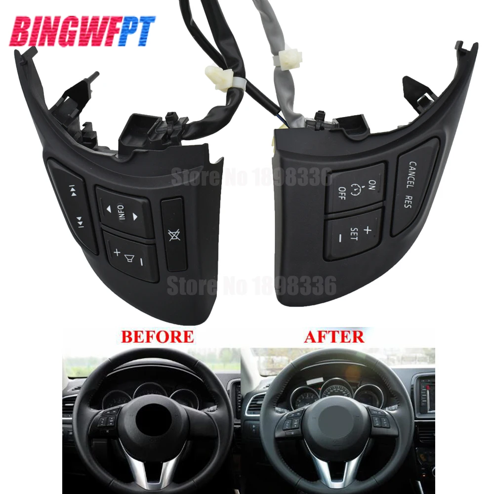 High quality For Mazda 3 Atenza Axela CX5 Steering Wheel Switch Audio Volume Cruise Control Switch Button
High quality For Mazda 3 Atenza Axela CX5 Steering Wheel Switch Audio Volume Cruise Control Switch Button