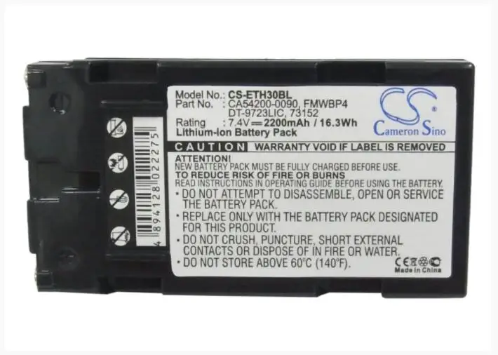 Cameron Sino 2200mAh battery for ANTARES 2400 2420 2425 2430 2435 5020 5023 5025 063278 068537 073152 for EPSON EHT-30 EHT-40
Cameron Sino 2200mAh battery for ANTARES 2400 2420 2425 2430 2435 5020 5023 5025 063278 068537 073152 for EPSON EHT-30 EHT-40