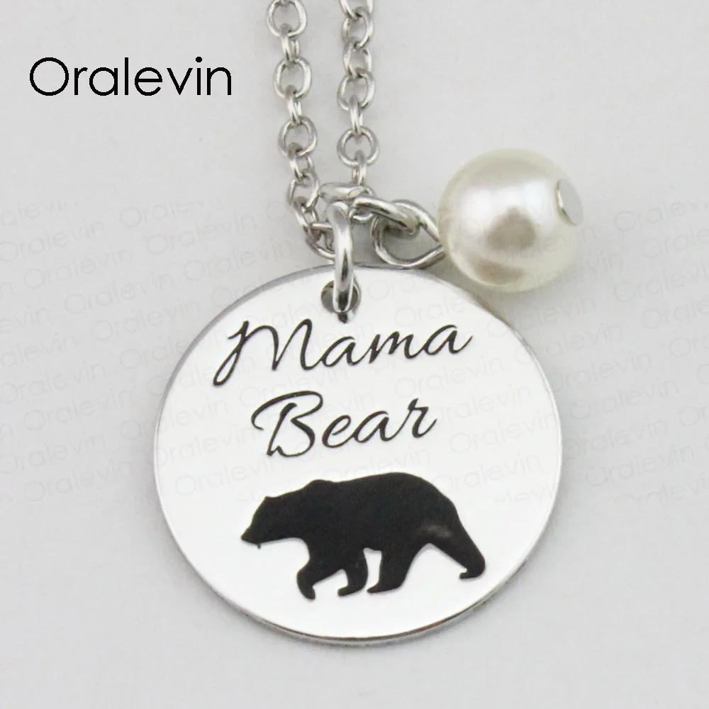 MAMA BEAR Inspirational Hand Stamped Engraved Custom Pendant Necklace Gift For Mother Jewelry,22MM,10Pcs/Lot, #LN2361
MAMA BEAR Inspirational Hand Stamped Engraved Custom Pendant Necklace Gift For Mother Jewelry,22MM,10Pcs/Lot, #LN2361