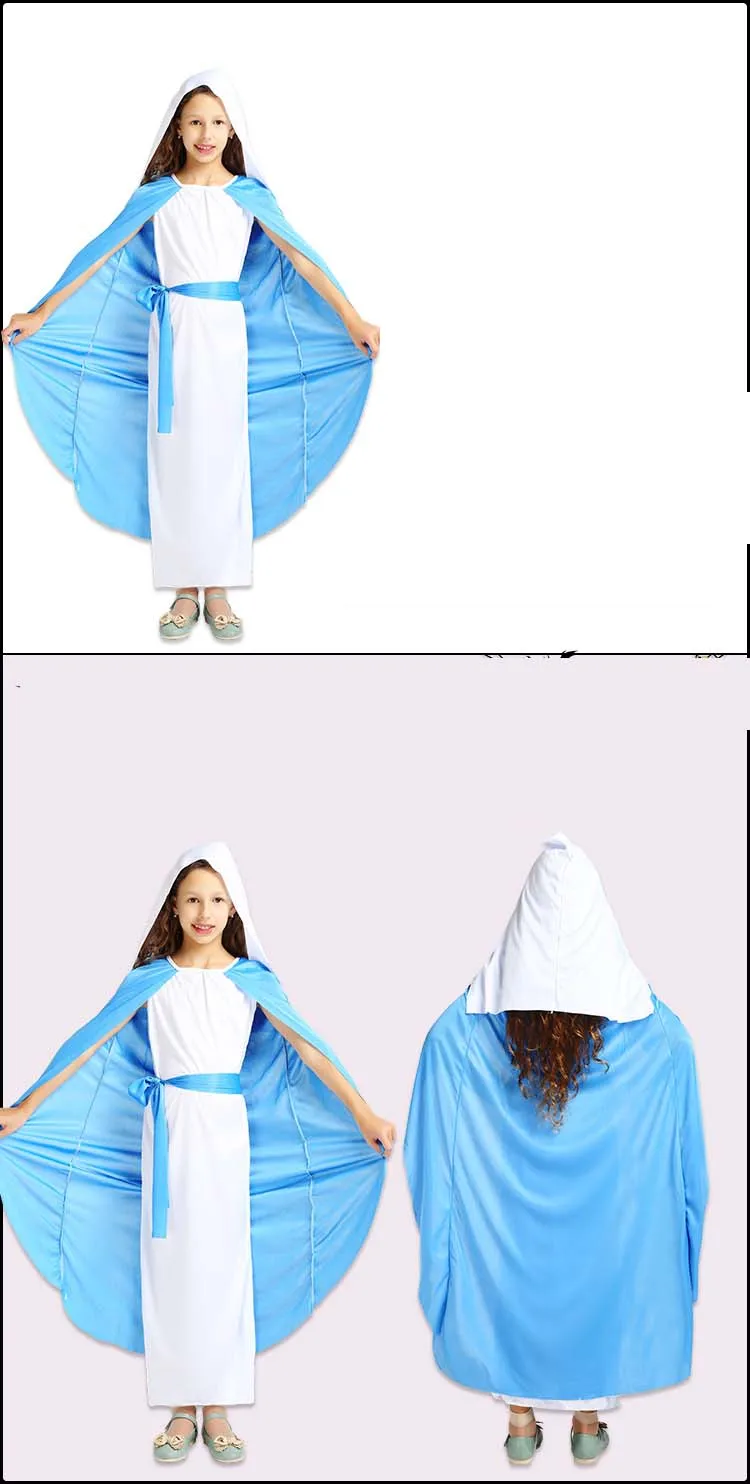 Boys Girls Adults Priest Sister Jesus Clergyman Virgin Mary Cosplay Costume Stage Performance Clothing Halloween Party Supplies
Boys Girls Adults Priest Sister Jesus Clergyman Virgin Mary Cosplay Costume Stage Performance Clothing Halloween Party Supplies