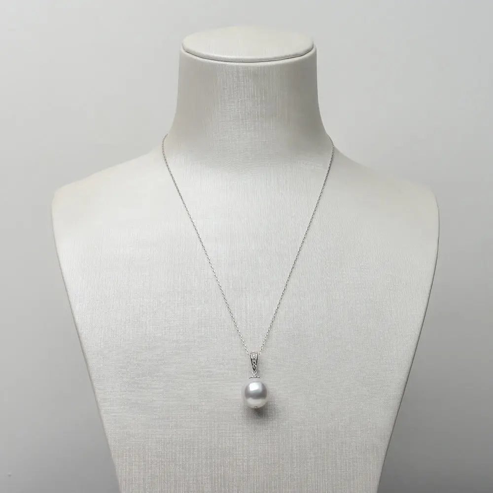 Gorgeous 13.5*12.6mm White Genuine South Sea Pearl Pendant 14k Solid White Gold Free Shipping
Gorgeous 13.5*12.6mm White Genuine South Sea Pearl Pendant 14k Solid White Gold Free Shipping