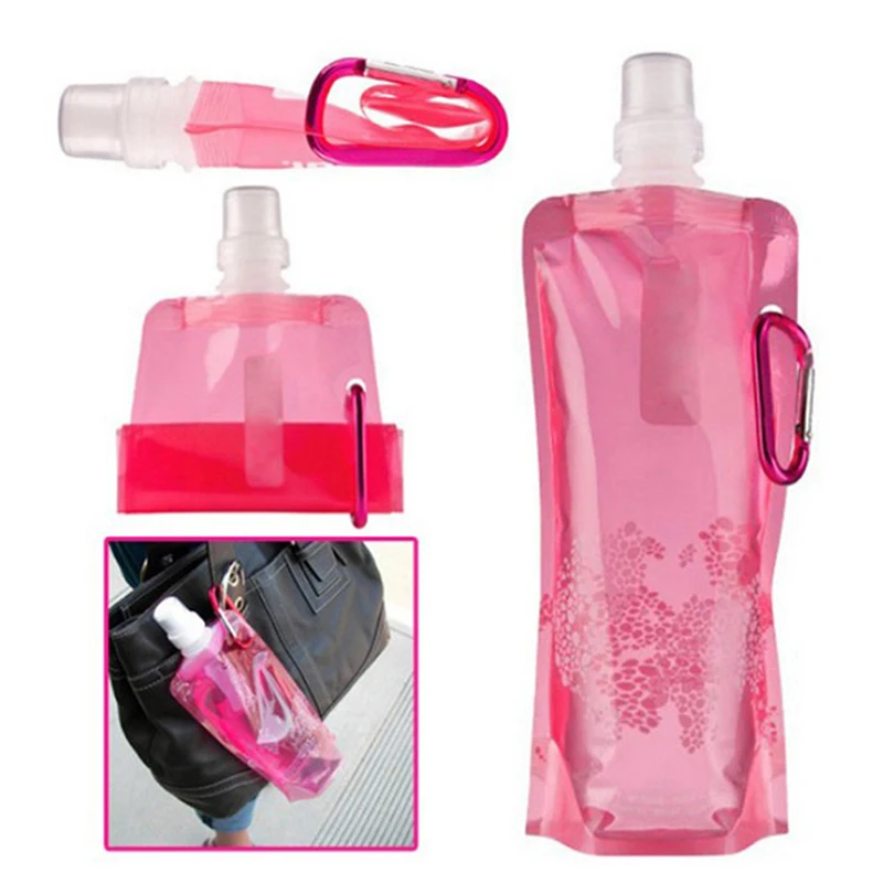 Summer hot Eco-Friendly Portable Foldable Reuseable 480ml water bottle with Carabiner for outdoor sports travel folding bags
Summer hot Eco-Friendly Portable Foldable Reuseable 480ml water bottle with Carabiner for outdoor sports travel folding bags