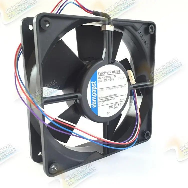 Free Shipping Wholesale Original 12032 4318/19H 48V 36V ~ 50V 13W four-wire cooling fan 120X120X32MM
Free Shipping Wholesale Original 12032 4318/19H 48V 36V ~ 50V 13W four-wire cooling fan 120X120X32MM