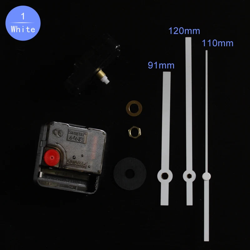 6168S Quartz Movement 6mm Screw axis length Plastic Sweep Movement With 1# White Hands Clock Accessory DIY Clock Kits
6168S Quartz Movement 6mm Screw axis length Plastic Sweep Movement With 1# White Hands Clock Accessory DIY Clock Kits