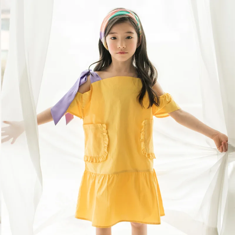 Summer Girls Dress Big Pocket Teens Cotton Dress For Party Holiday Teenager Princess Dress Fashion Children Clothing
Summer Girls Dress Big Pocket Teens Cotton Dress For Party Holiday Teenager Princess Dress Fashion Children Clothing