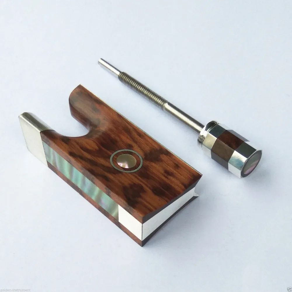 2pcs copper Mounted Snakewood Letterwood Frog fit 4/4 Violin Bow Abalone Full Lined
2pcs copper Mounted Snakewood Letterwood Frog fit 4/4 Violin Bow Abalone Full Lined
