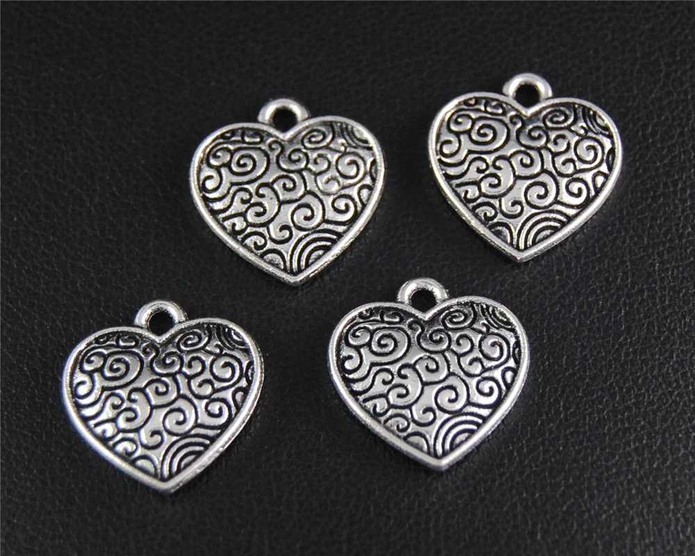10pcs Silver Color Heart Charm Handmade Charms Pendants Jewelry Findings15x16mm A2076
10pcs Silver Color Heart Charm Handmade Charms Pendants Jewelry Findings15x16mm A2076