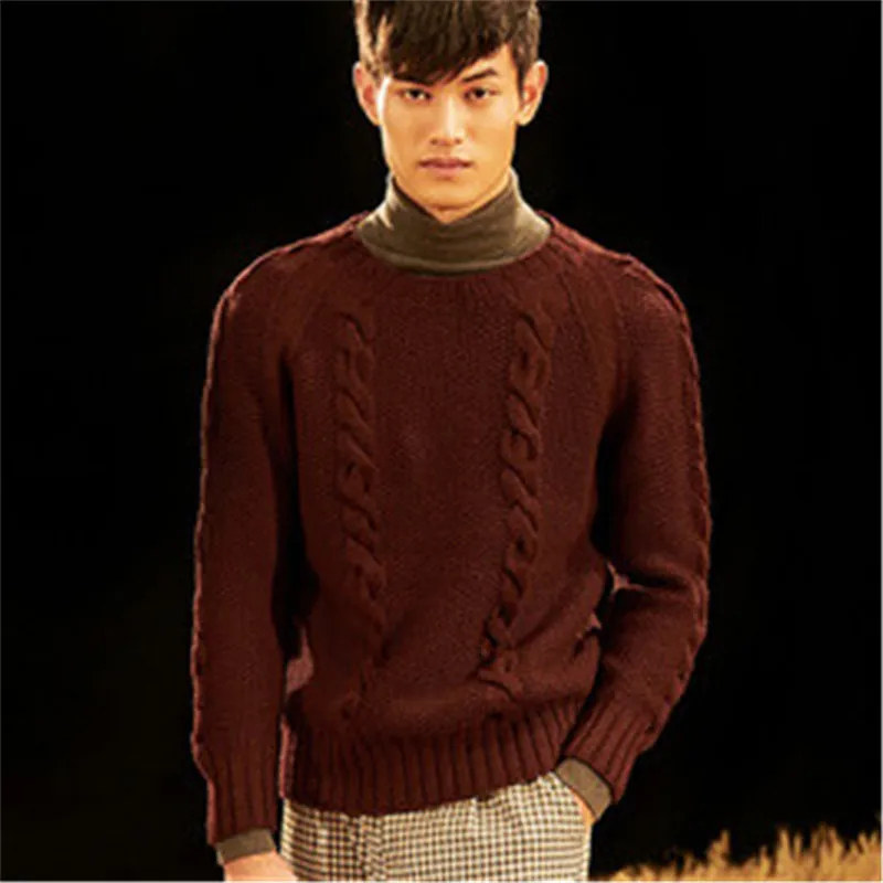 new arrival 100% hand made pure wool knit men fashion solid Oneck H-straight pullover sweater one&over size
new arrival 100% hand made pure wool knit men fashion solid Oneck H-straight pullover sweater one&over size