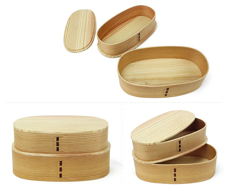 Wooden Lunch Box Japanese Style Double Food Containers for Kids Bento Boxes Handmade Natural Sushi Tableware Bowl
Wooden Lunch Box Japanese Style Double Food Containers for Kids Bento Boxes Handmade Natural Sushi Tableware Bowl