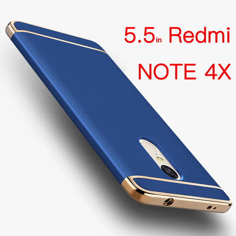 Фото 32 Гб 4X для Xiaomi Redmi Note чехол бампер 3в1 Роскошные жесткие аксессуары - купить