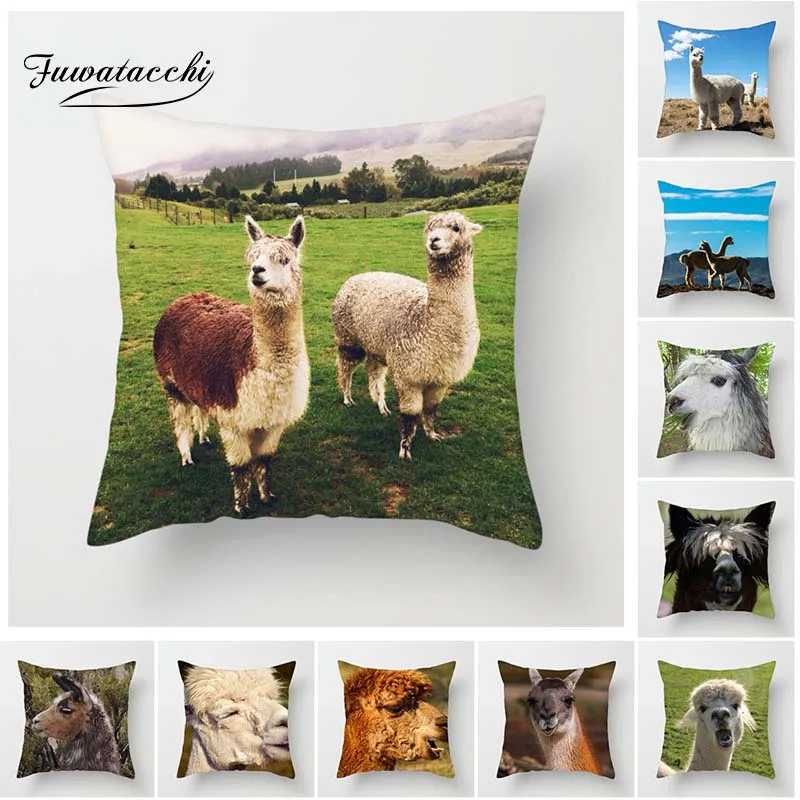 Чехол для подушки Fuwatacchi Animals, черный, белый, альпака, милый, экспрессивный, наволочки для украшения домашнего стула, 2019
Чехол для подушки Fuwatacchi Animals, черный, белый, альпака, милый, экспрессивный, наволочки для украшения домашнего стула, 2019