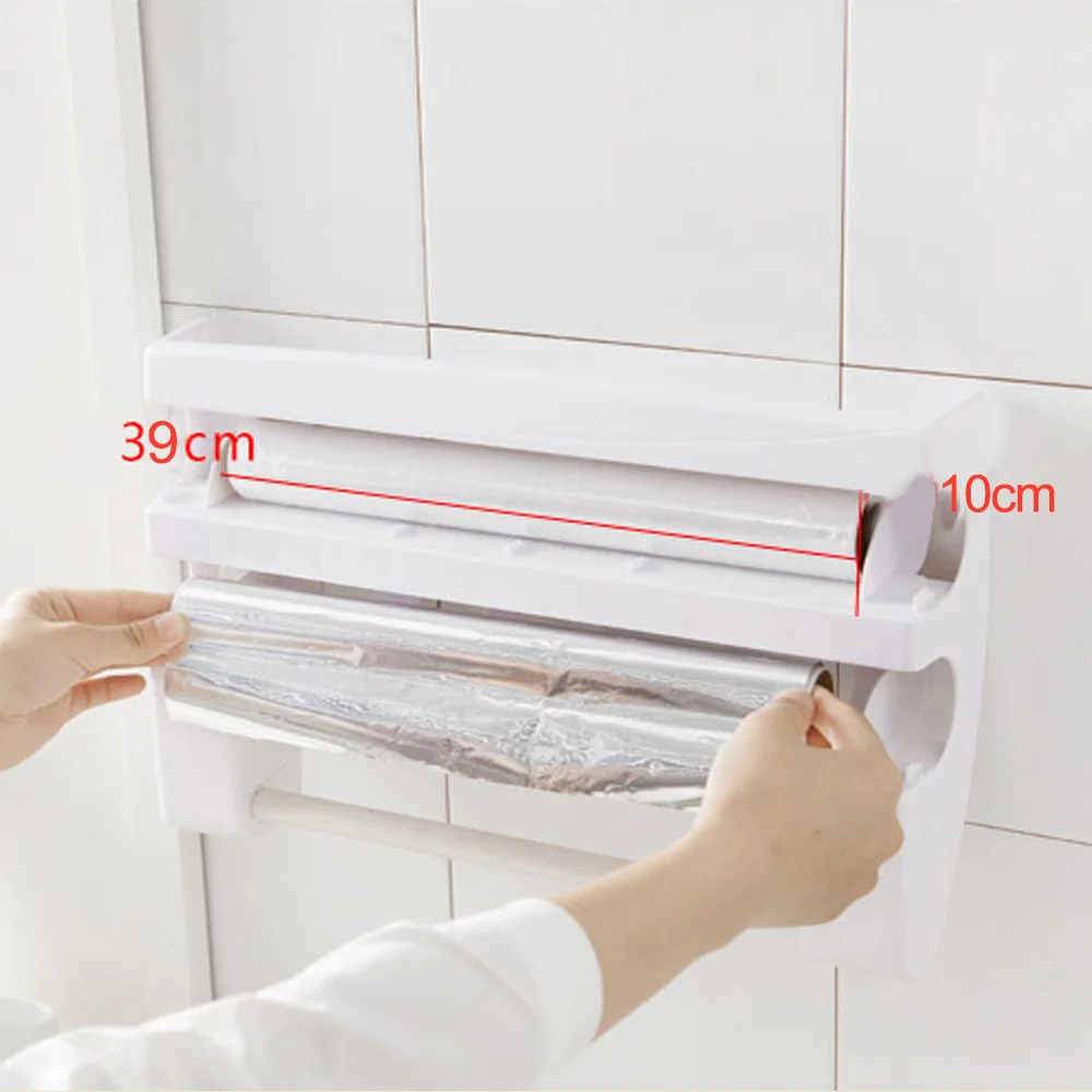 Refrigerator Hanging Barbecue Plastic Wrap Rack Kitchen Rack With Cutter Wrap Storage Rack Wall Hanging Paper Towel Rack
Refrigerator Hanging Barbecue Plastic Wrap Rack Kitchen Rack With Cutter Wrap Storage Rack Wall Hanging Paper Towel Rack