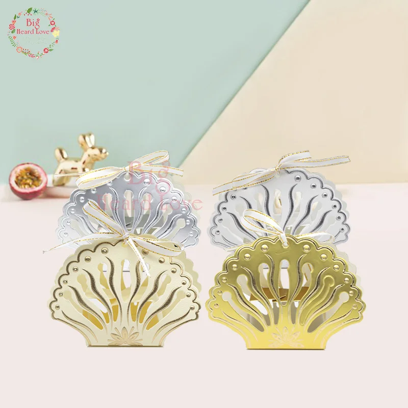 25pcs Laser Cut Shell Design Candy Box Baby Shower Gift Box Birthday Party Decoration Kids Baby Shower Favors Party Supplies
25pcs Laser Cut Shell Design Candy Box Baby Shower Gift Box Birthday Party Decoration Kids Baby Shower Favors Party Supplies