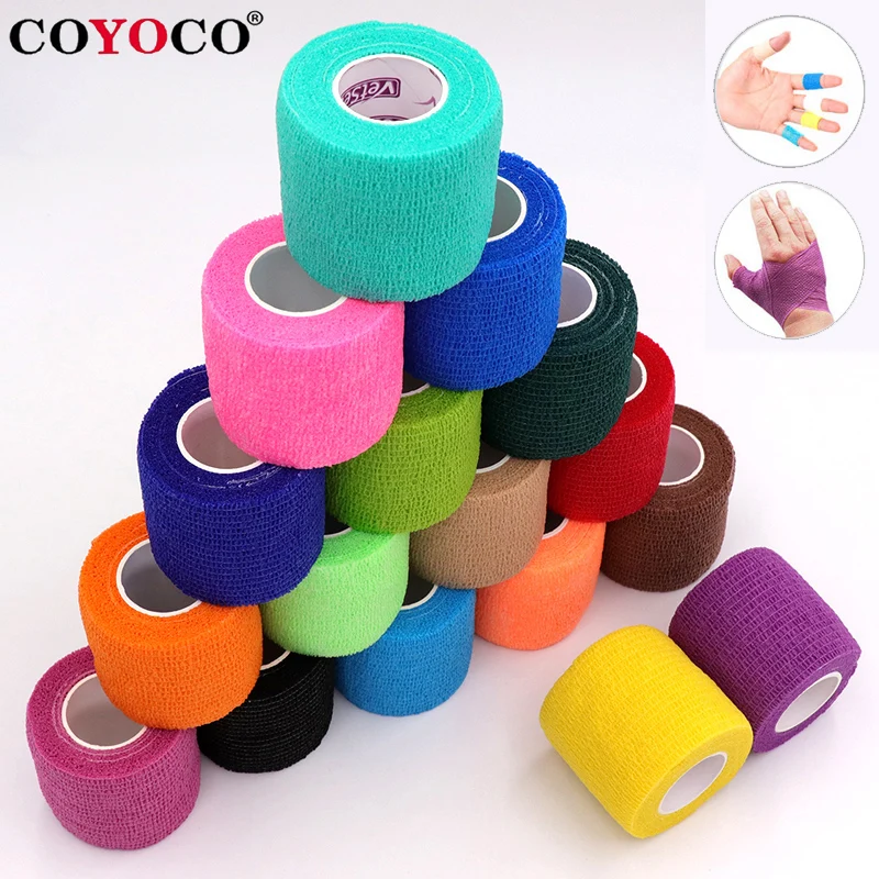 4.8m Colorful Sports Knee Protector Support Wrap Tape COYOCO Self Adhesive Elastic Bandage For Wrist Ankle Palm Shoulder Leg
4.8m Colorful Sports Knee Protector Support Wrap Tape COYOCO Self Adhesive Elastic Bandage For Wrist Ankle Palm Shoulder Leg