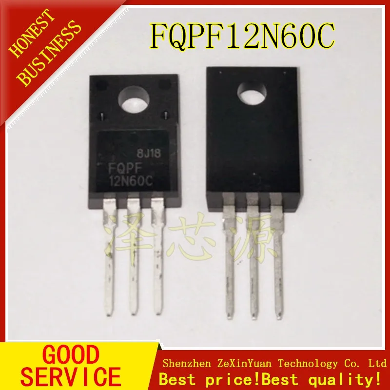 10 шт. МОП транзистор FQPF12N60C TO-220F 12N60C 12N60 TO220 FQPF12N60 TO-220 | Электроника