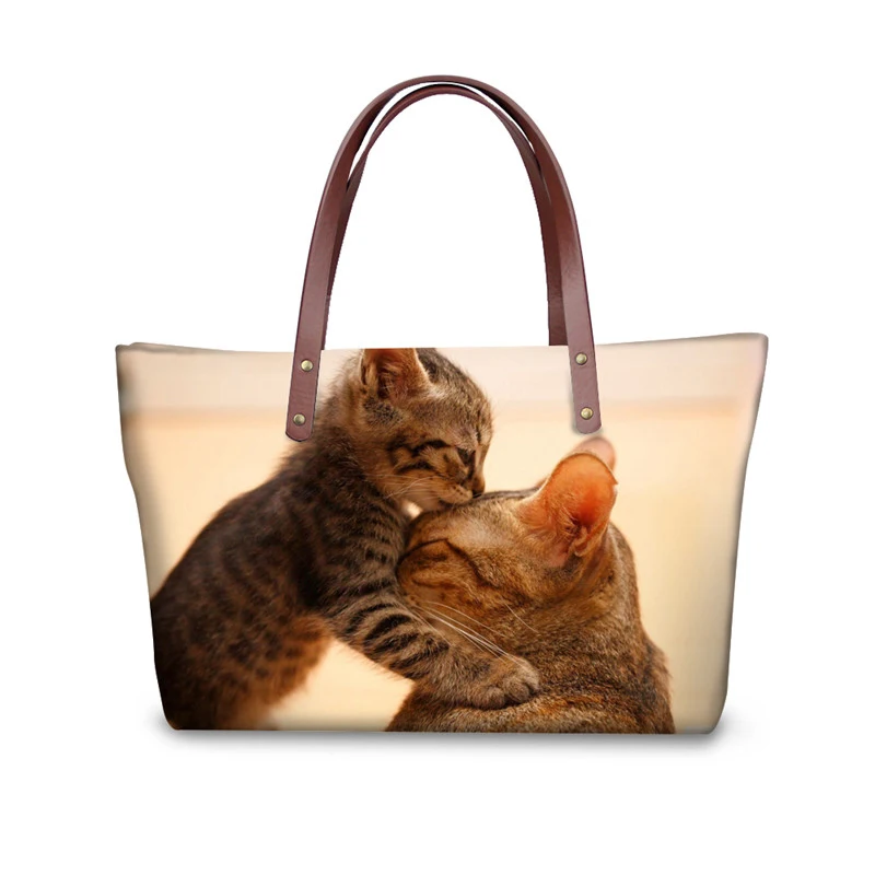 Women Big Capacity Handbags Cute Pet Cat Printed Top-handle Bags for Female Brand Luxury Lady Shoulder Messenger Bag
Women Big Capacity Handbags Cute Pet Cat Printed Top-handle Bags for Female Brand Luxury Lady Shoulder Messenger Bag