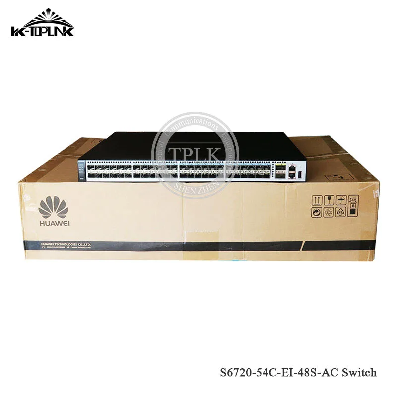 Hua Wei S6720 Series S6720-54C-EI-48S-AC Network Switch Ethernet Standard Gigabit 48*10 Gig SFP+ 2*40 QSFP+ Interface |