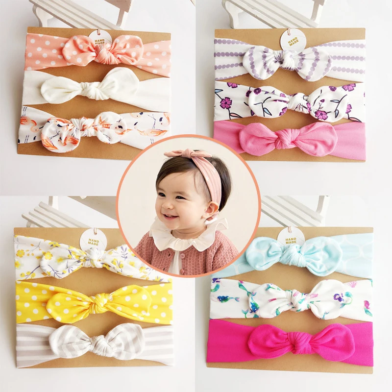 3PCS/Set Newborn Cotton Bow HeadBand Cute Kids Girl Hair Accessories Elastic HairBands Turban Rabbit Ears Bow Headwear
3PCS/Set Newborn Cotton Bow HeadBand Cute Kids Girl Hair Accessories Elastic HairBands Turban Rabbit Ears Bow Headwear