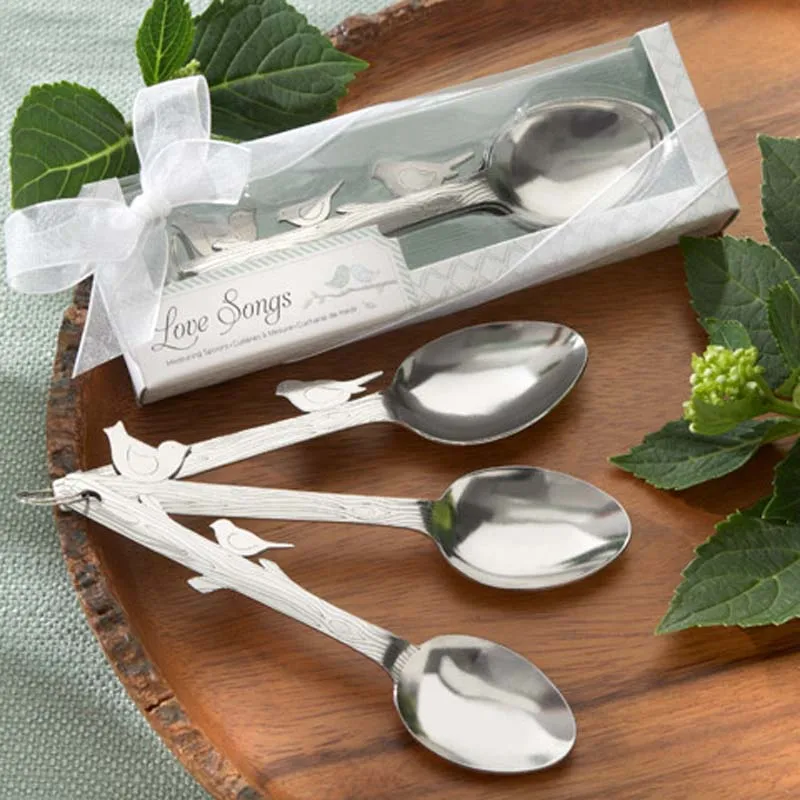 New arrival 50sets/lot Love Songs Stainless Steel Measuring Spoons wedding favors and gifts Christmas Gifts Free shipping
New arrival 50sets/lot Love Songs Stainless Steel Measuring Spoons wedding favors and gifts Christmas Gifts Free shipping