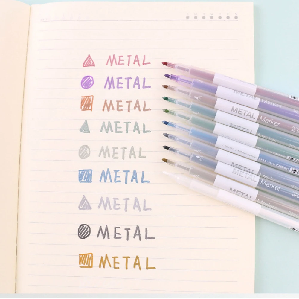 1 PCS Metal Mark Pen Color Marker Graffiti Pen DIY Album Color Marker Paint Pen For Drawing Photo Stationery School
1 PCS Metal Mark Pen Color Marker Graffiti Pen DIY Album Color Marker Paint Pen For Drawing Photo Stationery School
