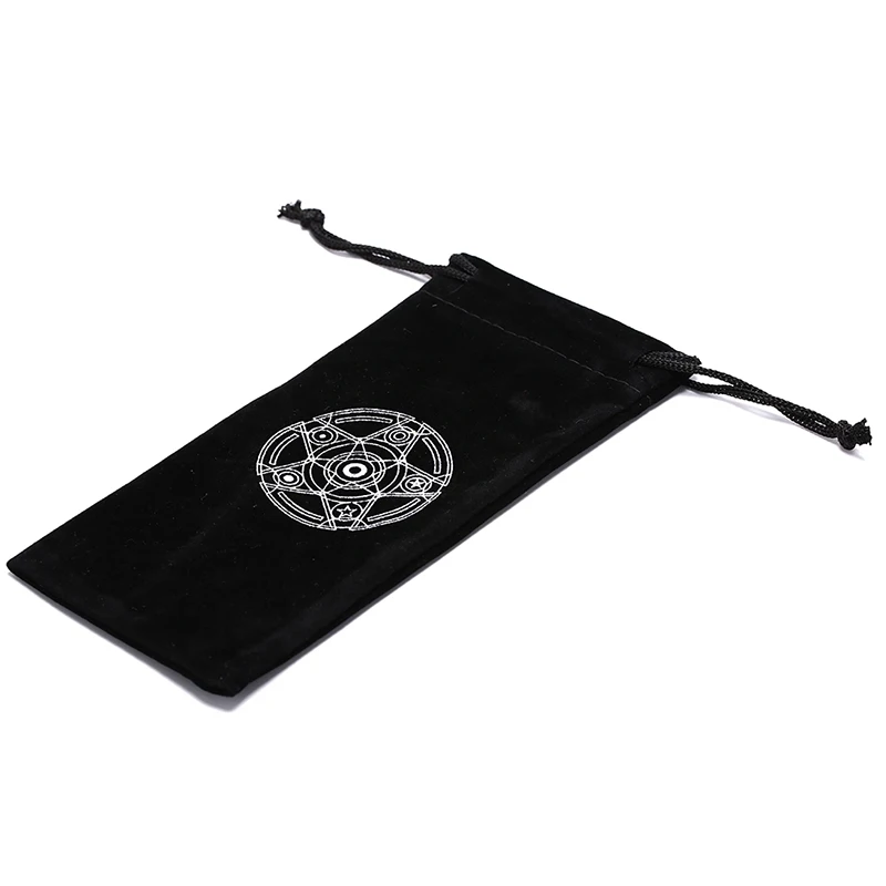 Black Special Velvet Tarot Card Storage Bag Six-Pointed Star Pattern Beam Pockemeon Cards Loading Drawstring Bags
Black Special Velvet Tarot Card Storage Bag Six-Pointed Star Pattern Beam Pockemeon Cards Loading Drawstring Bags