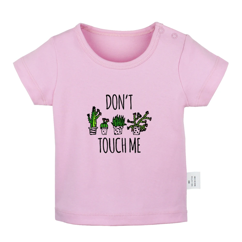 Футболка для новорожденных с надписью Don't Touch Me Dream Big Work белая однотонная