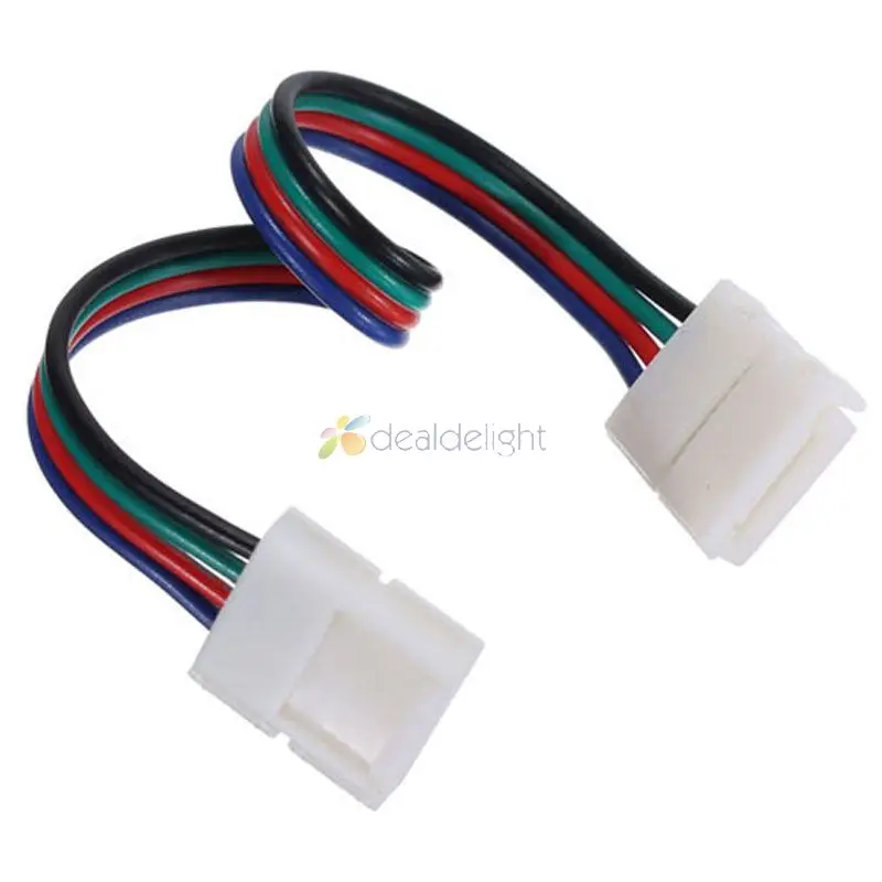 10 шт. 10 мм Solderless RGB Светодиодная лента коннектор адаптер для 5050 RGB Светодиодная лента с длиной 15 см
10 шт. 10 мм Solderless RGB Светодиодная лента коннектор адаптер для 5050 RGB Светодиодная лента с длиной 15 см