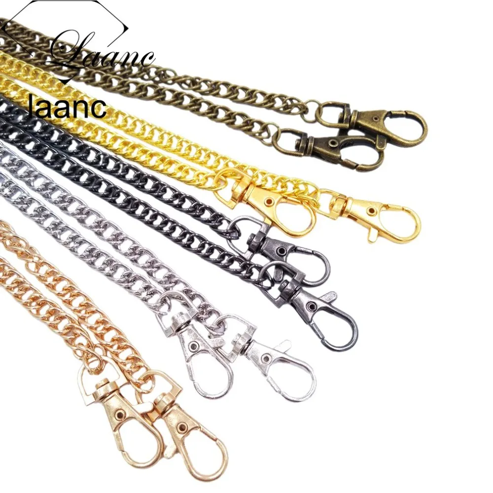 Silver/Gold/Bronze/Black Double Woven Chain With Snap Swivel Hooks Metal Purse Chain Shoulder Bags Handbags Handles Accessories
Silver/Gold/Bronze/Black Double Woven Chain With Snap Swivel Hooks Metal Purse Chain Shoulder Bags Handbags Handles Accessories