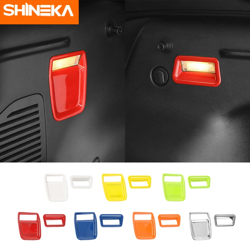 SHINEKA Aluminum alloy Car Rear Tail Trunk Box Light Lamp Decoration Cover Stickers Accessories For Jeep Renegade 2016 Up
SHINEKA Aluminum alloy Car Rear Tail Trunk Box Light Lamp Decoration Cover Stickers Accessories For Jeep Renegade 2016 Up